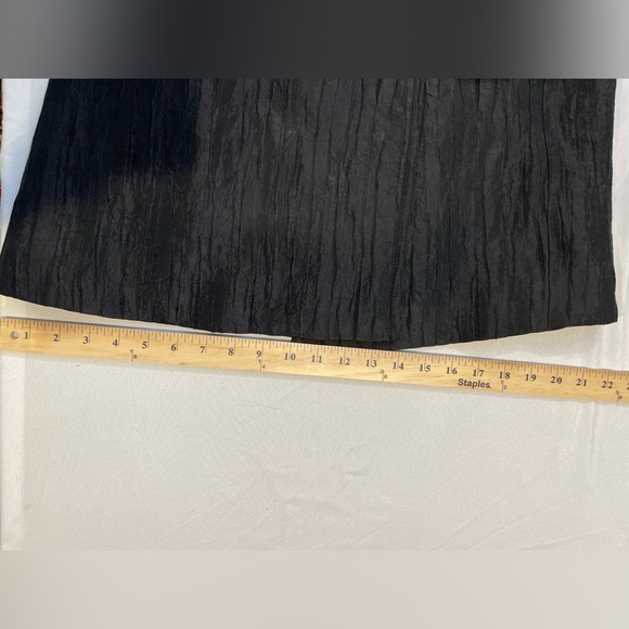 Michael Kors Belted Trench Coat Textured Black Small Classic Double Breasted EUC - Picture 9 of 16